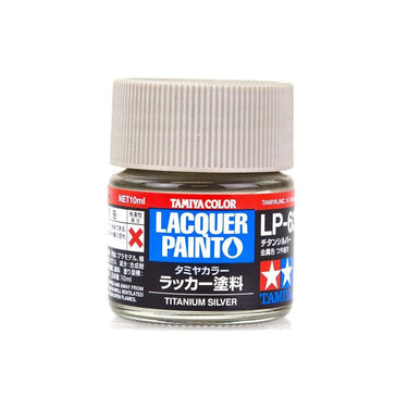 Tamiya 82163 Lacquer Paint LP-63 Titanium Silver (10ml)